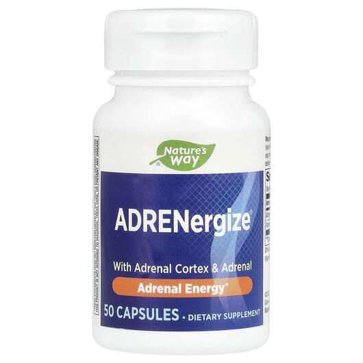 Основное фото товара Поддержка надпочечников, ADRENergize Adrenal Energy, 50 капсул