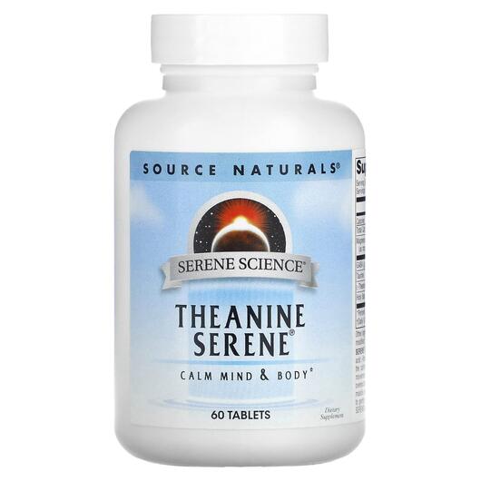 Основное фото товара Source Naturals, L-Теанин и L-Серин, Theanine Serene, 60 таблеток