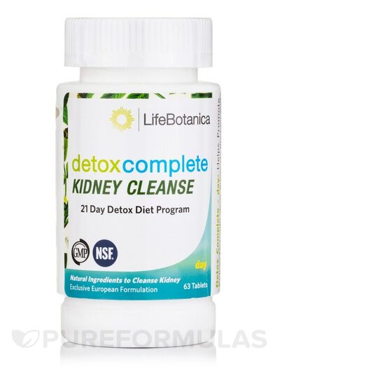 Основное фото товара Детокс и очистка, Detox Complete Kidney Cleanse Day, 63 таблеток