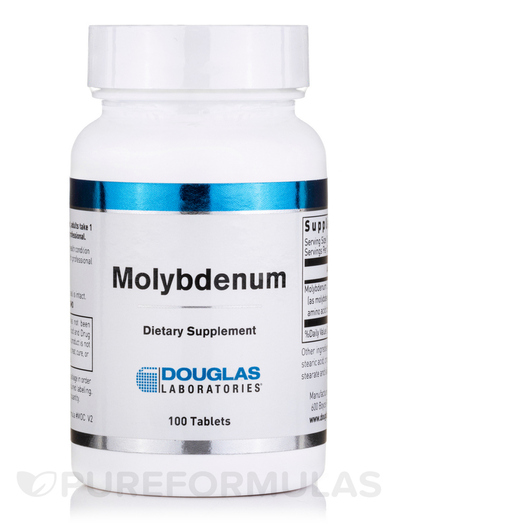 Основное фото товара Douglas Laboratories, Молибден, Molybdenum, 100 таблеток