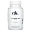 Фото товару Vital Nutrients, Vitamin D3 5000 IU, Вітамін D3, 180 капсул