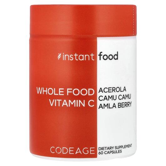 Основное фото товара CodeAge, Витамин C, Whole Food Vitamin C, 60 капсул