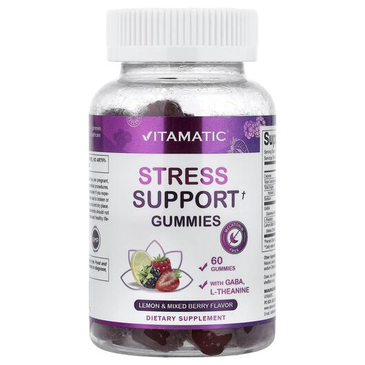 Основное фото товара Stress Support Gummies Lemon & Mixed, Поддержка стресса, 60 т