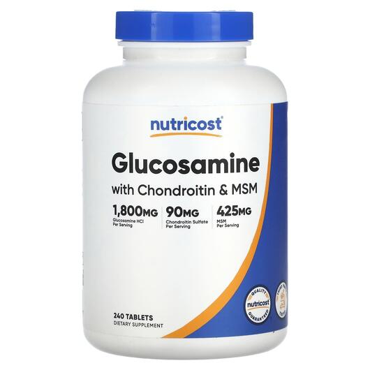 Основное фото товара Glucosamine with Chondroitin &, Глюкозамин Хондроитин, 240 та