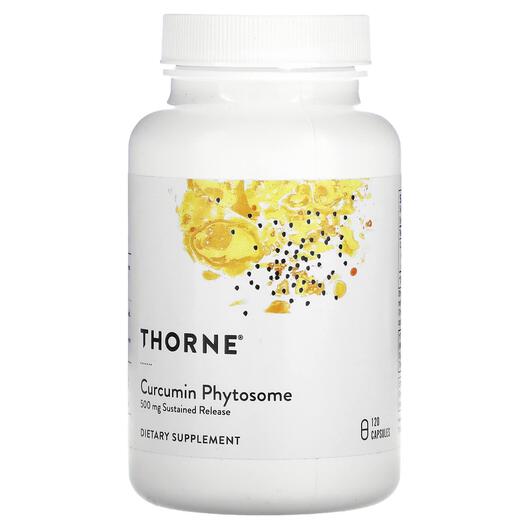 Основное фото товара Curcumin Phytosome Sustained, Экстракта куркумина Мерива, 120 кап