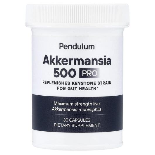 Основное фото товара Pendulum, Аккермансия, Akkermansia 500 PRO, 30 капсул