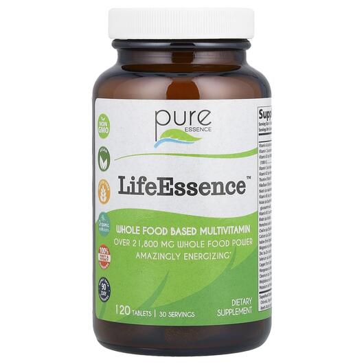 Основное фото товара LifeEssence Whole Food Based Multivitamins, Мультивитамины, 120 т