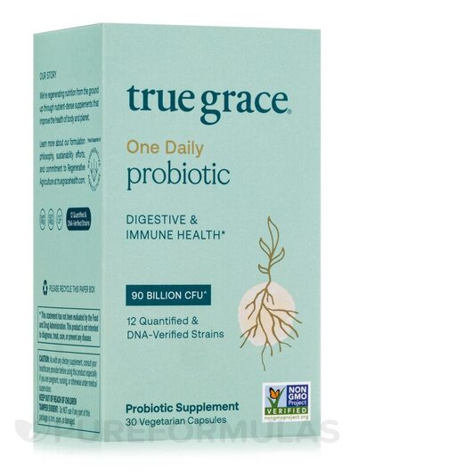 Основное фото товара True Grace, Пробиотики, One Daily Probiotic, 30 капсул