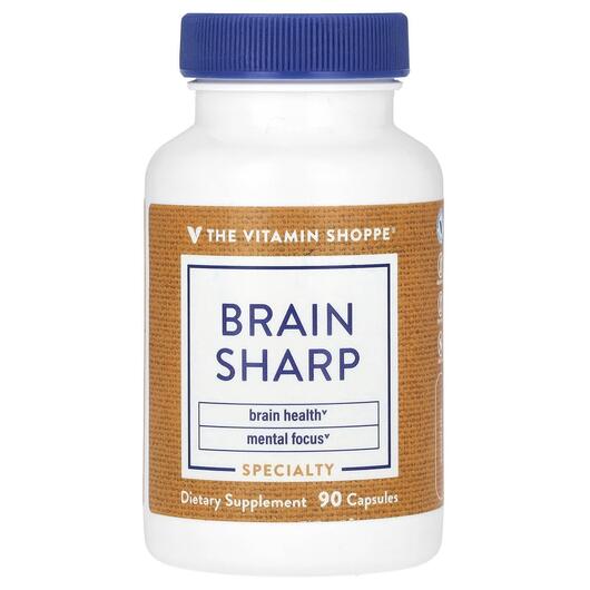 Основное фото товара TheVitaminShoppe, Поддержка мозга, Brain Sharp, 90 капсул