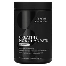 Creatine Monohydrate Unflavored Креатин Sports Research Creatine Monohydrate Unflavored Креатин Sports Research