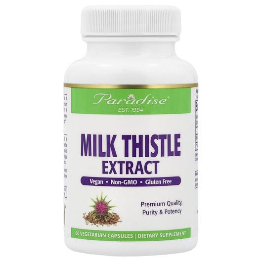 Основное фото товара Молочный чертополох, Milk Thistle 60 Vegetarian, 60 капсул