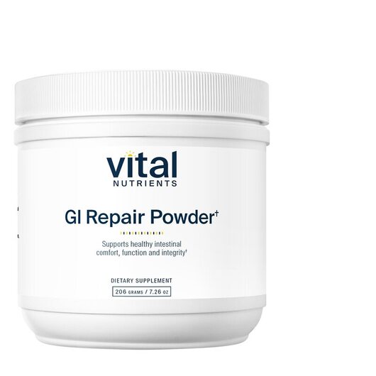 Основное фото товара Vital Nutrients, Поддержка кишечника, GI Repair Powder, 168 г