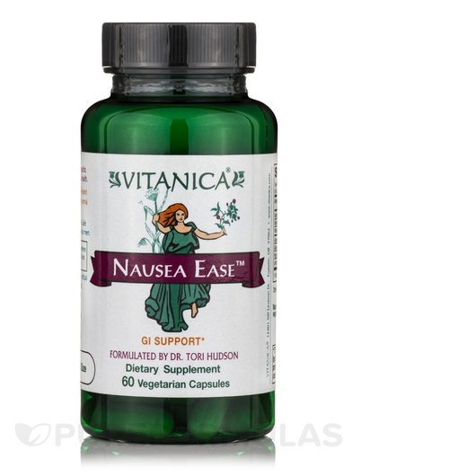 Основное фото товара Vitanica, Витамин B6 Пиридоксин, Nausea Ease, 60 капсул