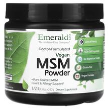 Метилсульфонілметан МСМ Vegan MSM Powder Emerald Метилсульфонілметан МСМ Vegan MSM Powder Emerald