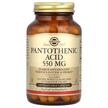 Solgar, Пантотеновая кислота 550 мг, Pantothenic Acid, 100 капсул