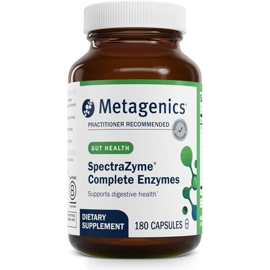 Основное фото товара Metagenics, Ферменты, SpectraZyme Complete Enzyme, 180 капсул
