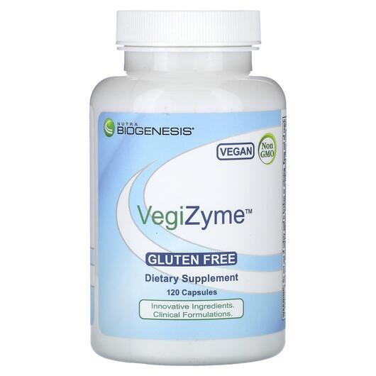 Основное фото товара Nutra BioGenesis, Ферменты, VegiZyme, 120 капсул