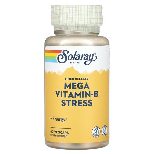 Основное фото товара Поддержка стресса, Timed Release Mega Vitamin-B Stress, 60 капсул