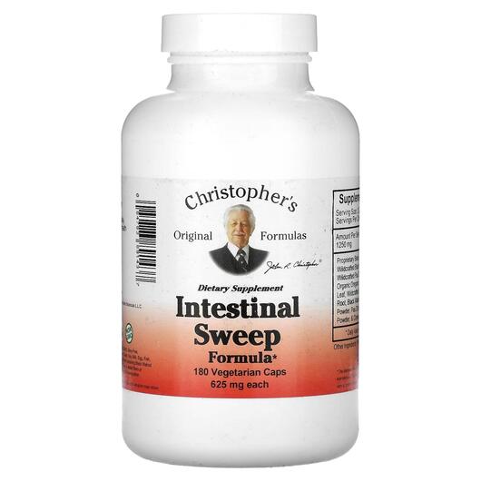 Основное фото товара Поддержка кишечника, Intestinal Sweep Formula 625 mg, 180 капсул