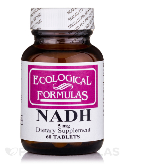 Основное фото товара Ecological Formulas, НАДН кофермент, NADH 5 mg, 60 таблеток