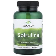 Спіруліна Spirulina 500 mg Swanson 180 таблеток