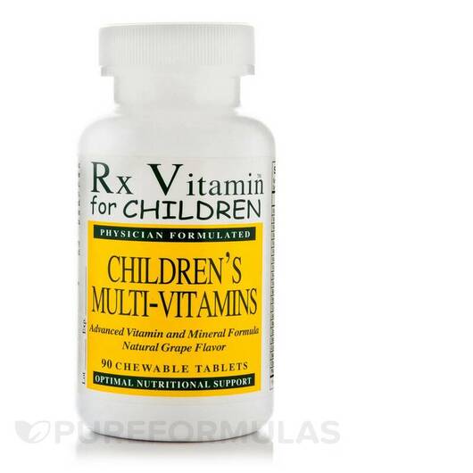 Основное фото товара Children's Multi-Vitamin Natural Grape, Витамины для детей, 