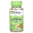 Фото товару Solaray, True Herbs Cayenne 515 mg, Перець каєнський, 100 капсул