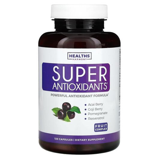 Основное фото товара Антиоксиданты, Super Antioxidants Fruit Complex, 120 капсул