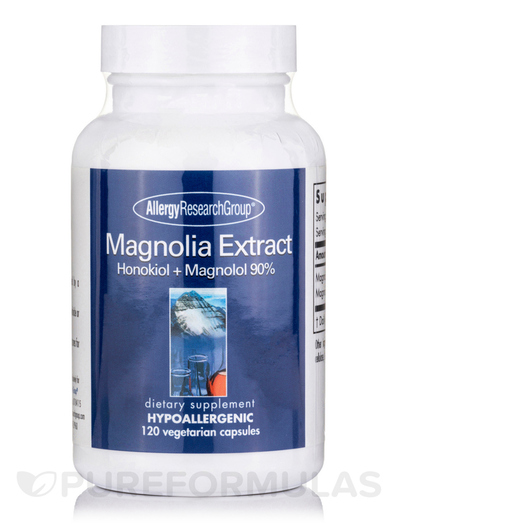 Основное фото товара Magnolia Extract Honokiol + Magnolol, Травяные добавки, 120 капсу