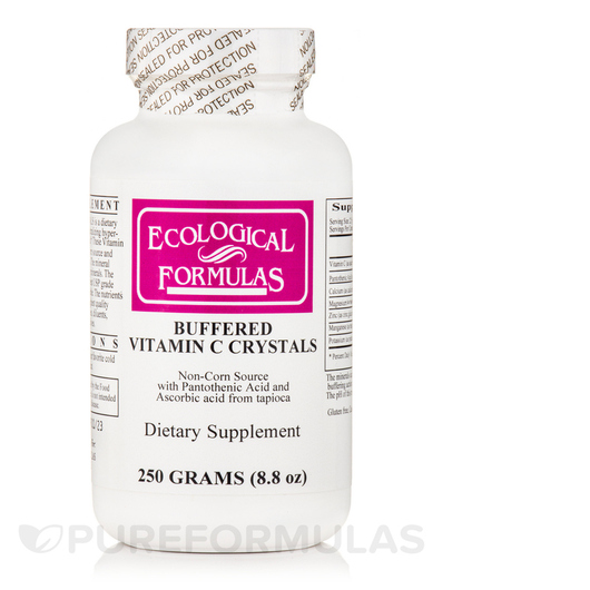Основное фото товара Витамин C, Buffered Vitamin C Crystals, 250 г