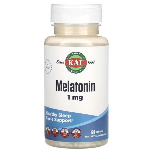 Основное фото товара KAL, Мелатонин, Melatonin 1 mg, 120 таблеток
