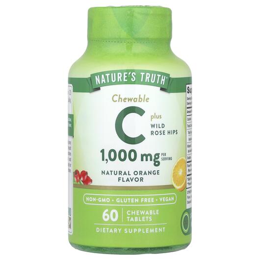 Основное фото товара Nature's Truth, Витамин C, Chewable Vitamin C 500 mg, 60 кон