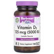 Фото товару Vitamin D3 5000 IU, Вітамін D3 5000 МО, 120 капсул