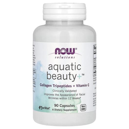 Основное фото товара NOW, Морской коллаген, Solutions Aquatic Beauty+, 90 капсул