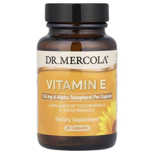Основное фото товара Dr. Mercola, Витамин Е, Vitamin E 30, 30 капсул