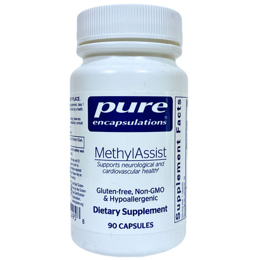 Основное фото товара Pure Encapsulations, Метилкобаламин B12, MethylAssist, 90 капсул