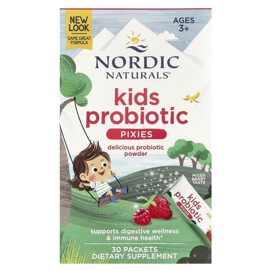Основне фото товара Nordic Flora Kids Probiotic Pixies Rad, Пробіотики для дітей, 30 