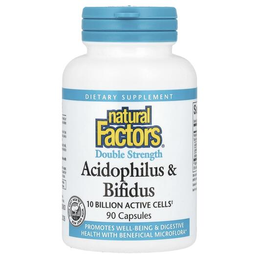 Основное фото товара Acidophilus & Bifidus Double Strength, Лактобактерии Ацидофил