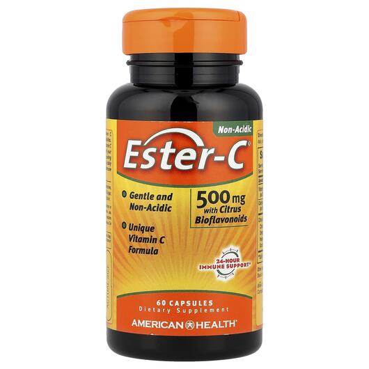 Основное фото товара Ester-C, Эстер-С 500 мг, Ester-C 500 mg, 60 капсул