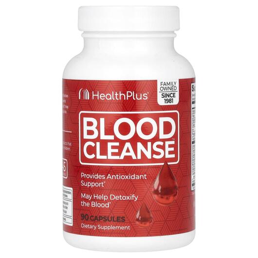 Основное фото товара Health Plus, Детокс и очистка, Blood Cleanse 753 mg, 90 капсул