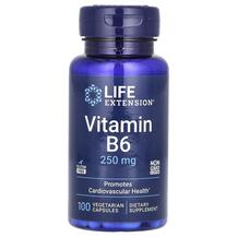 Vitamin B6 250 mg Витамин B6 250 мг Life Extension