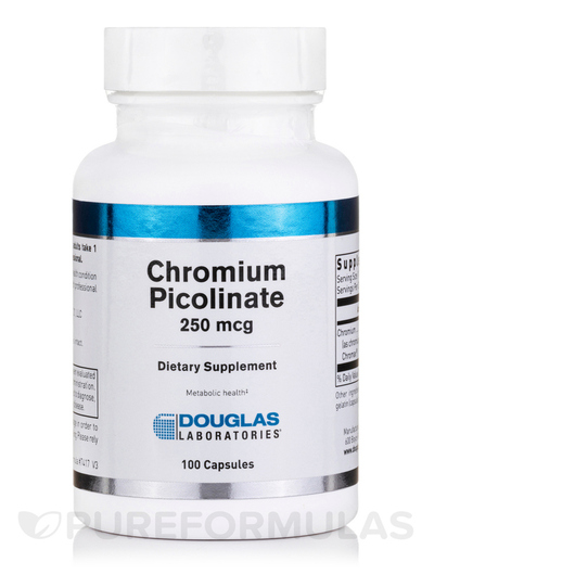 Основное фото товара Хром, Chromium Picolinate 250 mcg, 100 капсул