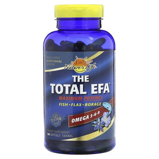 Основное фото товара Омега 3 6 9, The Total EFA Maximum Potency, 180 капсул