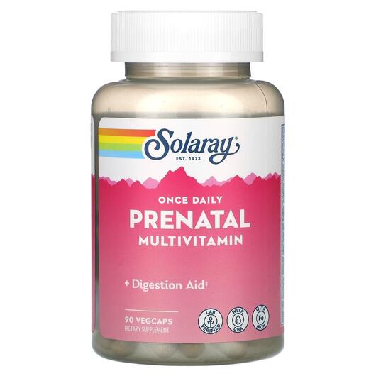 Основное фото товара Once Daily Prenatal Multivitamin, Витамины для беременных, 90 кап