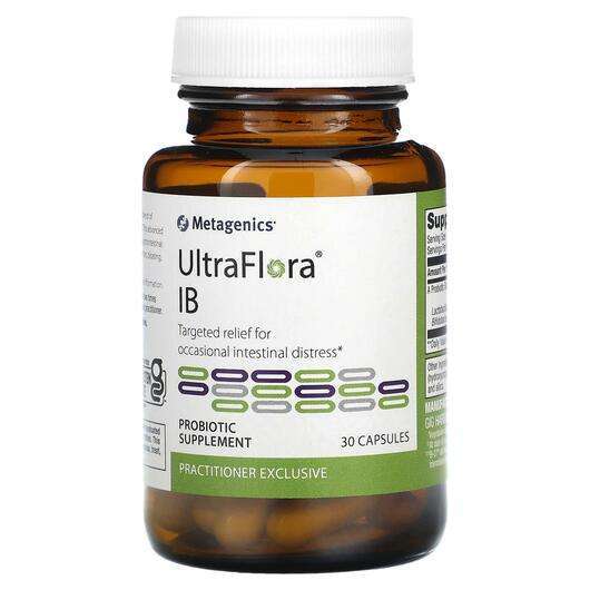 Основное фото товара Metagenics, Пробиотики, UltraFlora IB, 30 капсул