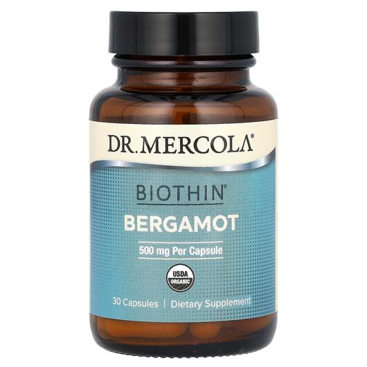 Основное фото товара Dr. Mercola, Бергамот, Biothin Bergamot 500 mg, 30 капсул