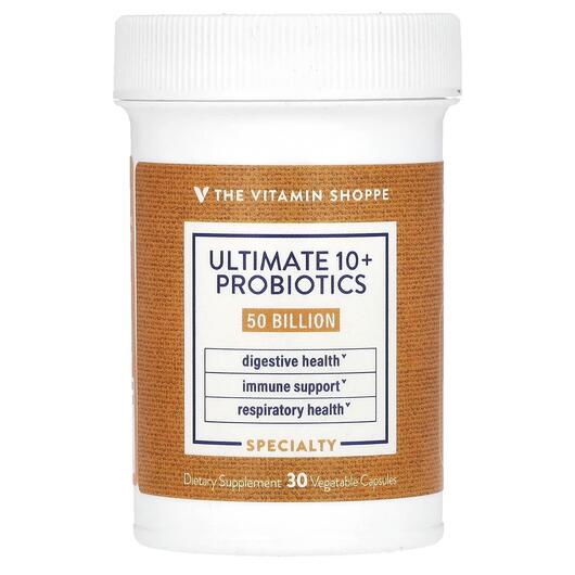 Основное фото товара Пробиотики, Ultimate 10+ Probiotics 50 Billion, 30 капсул