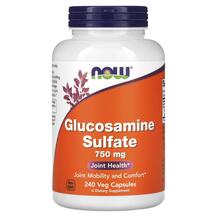 Glucosamine Sulfate 750 mg Глюкозамин сульфат NOW