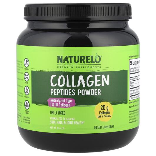 Основное фото товара Коллагеновые пептиды, Collagen Peptides Powder Unflavored, 1 шт