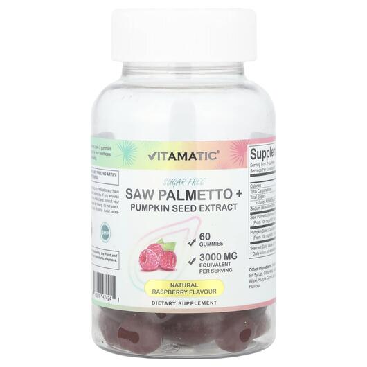 Основное фото товара Saw Palmetto + Pumpkin Seed Extract Natural, Со Пальметто, 60 таб